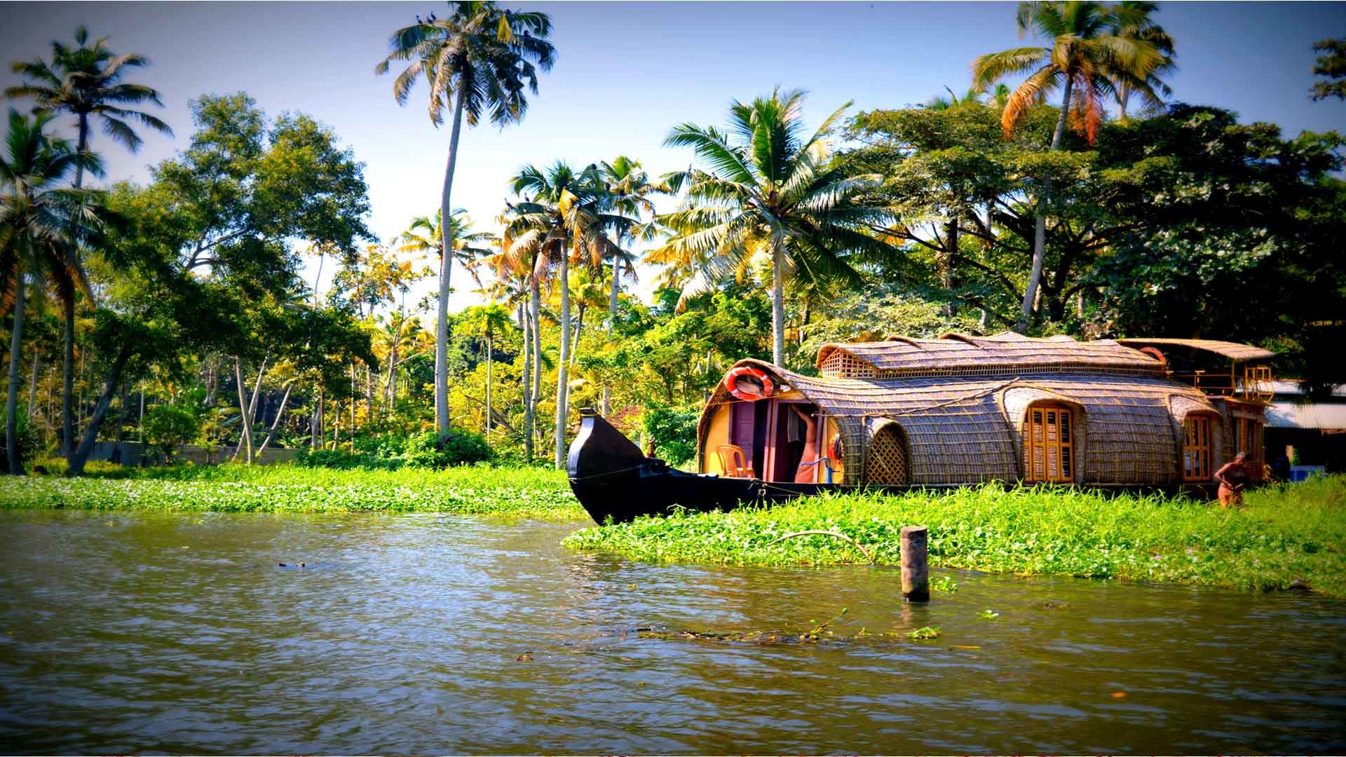 Kerala backwaters — God's Own Country